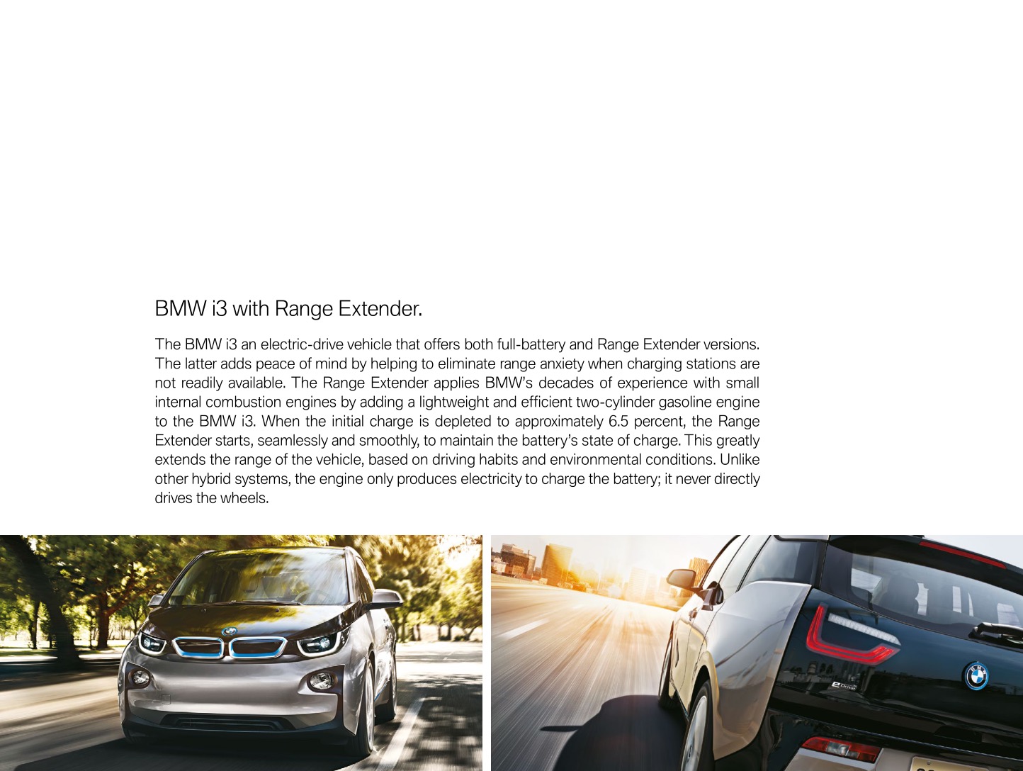 2015 BMW iSeries Brochure Page 1